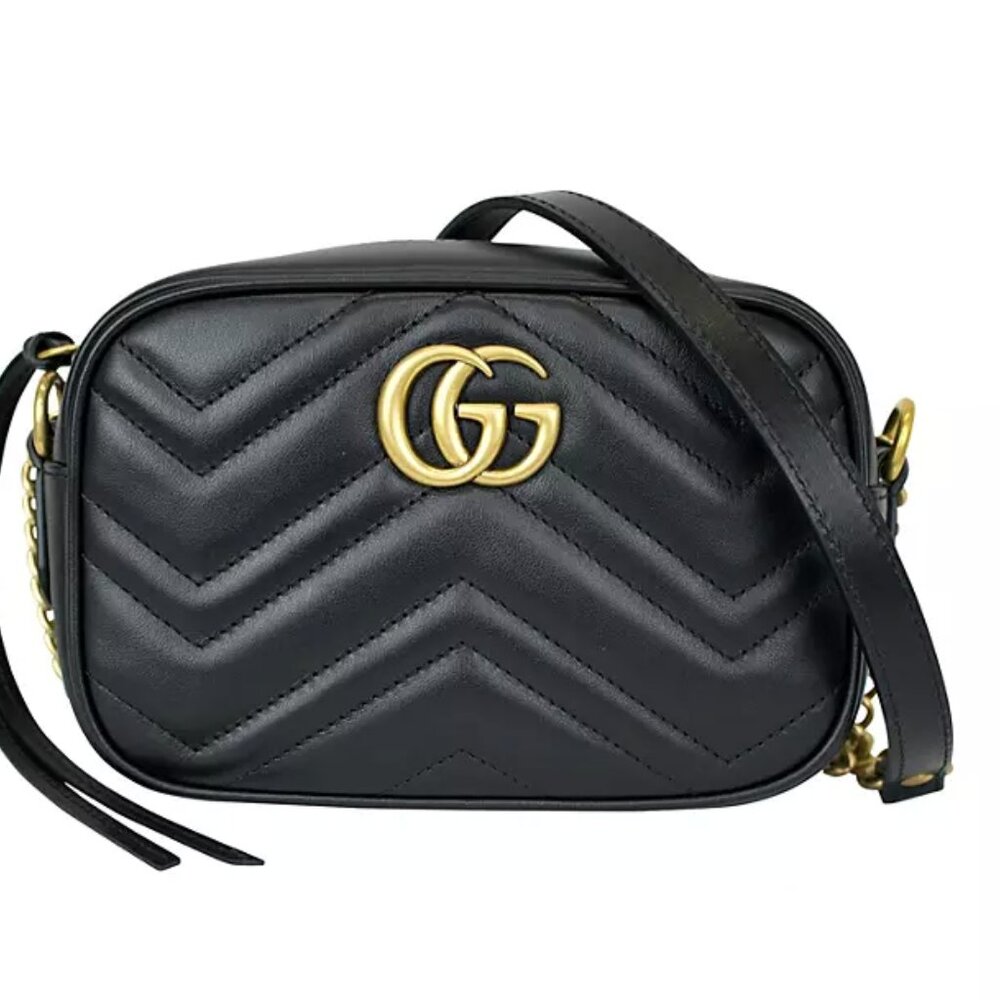 Gucci GG Marmont Matelassé Mini Bag Brand New 100% Authentic